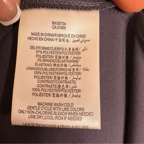 BCBG Generation Short Dress Women's Blue/Black Size‎ 2 Sleeveless  Party Dress - Picture 8 of 14